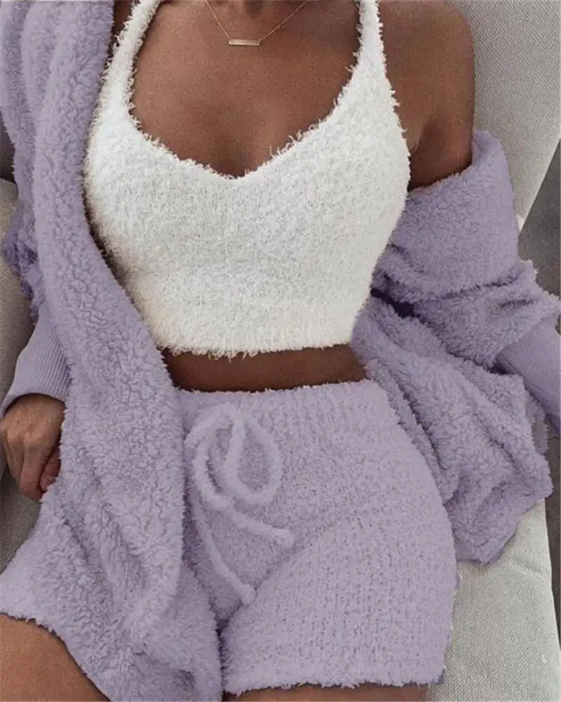 3-Piece Cozy Luxe Lounge Set