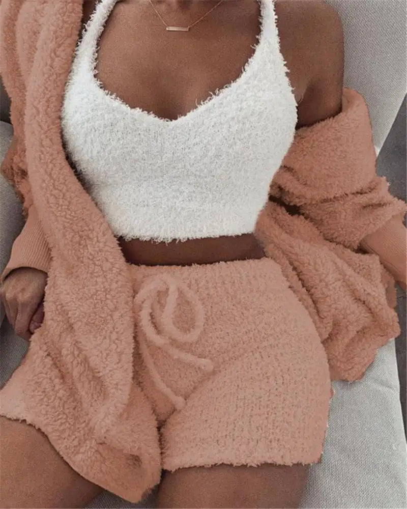 3-Piece Cozy Luxe Lounge Set